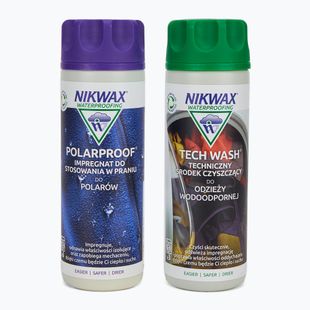 Zestaw do pielęgnacji odzieży outdoor Nikwax Tech Wash + Polar Proof 2 x 300 ml
