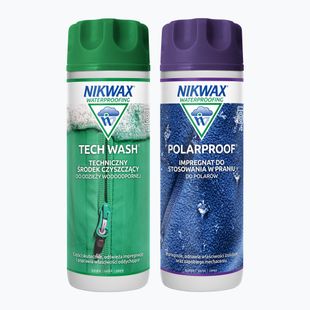 Zestaw do pielęgnacji odzieży outdoor Nikwax Tech Wash + Polar Proof 2 x 300 ml