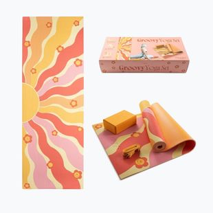 Zestaw do jogi Myga Groovy Yoga Set yellow