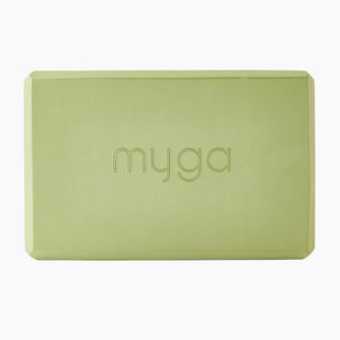 Kostka do jogi Myga Foam Block zielony