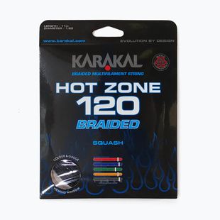 Naciąg do squasha Karakal Hot Zone Braided 120 11 black