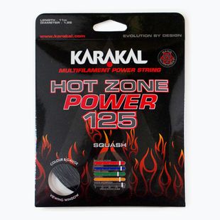 Naciąg do squasha Karakal Hot Zone Power 125 11 m black