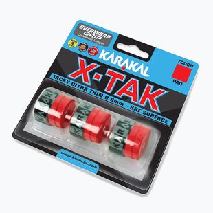 Owijka do rakiety squash Karakal X Tak 3 pack red
