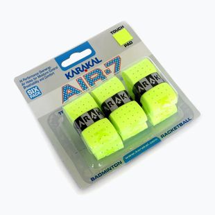 Owijki squash Karakal Air 7 Overwrap Grip 6 pack lime