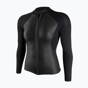 Pianka do pływania damksa O'Neill Bahia 1/0.5mm Full-Zip Jacket glide black/black/black