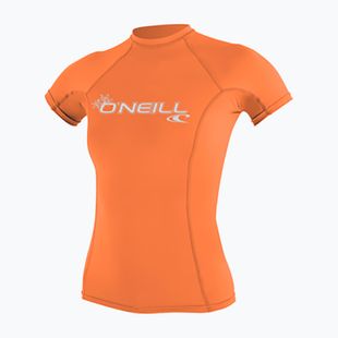 Koszulka do pływania damska O'Neill Basic Skins Rash Guard light grapefruit