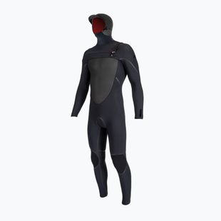 Pianka do pływania męska O'Neill Psycho Tech 6/4+ mm Chest Zip with Hood black 5545-A00