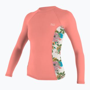 Longsleeve do pływania damski O'Neill Side Print Rash Guard desert flower/cara floral