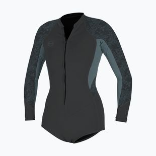 Pianka do pływania damska O'Neill Bahia 2/1 mm Front Zip Short Spring tempered steel/shade