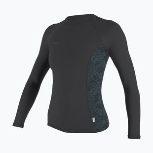Longsleeve do pływania O'Neill Hyperfreak Skins Rash Guard tempered steel/shaded island sky