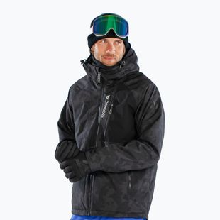 Kurtka snowboardowa męska Surfanic Orion Map black