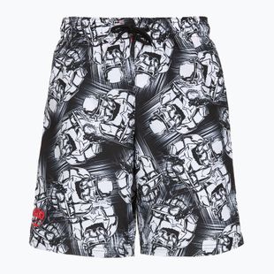 Szorty kąpielowe dziecięce Speedo Print Leisure 17" black/white