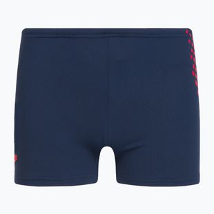 Bokserki pływackie dziecięce Speedo Essential Placement Allover Trunks blue/red
