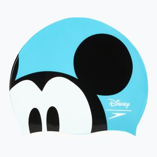 Czepek pływacki dziecięcy Speedo Slogan Print blue/black