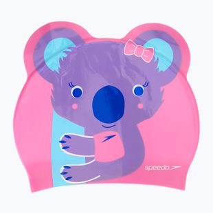 Czepek pływacki dziecięcy Speedo Plain Moulded Silicone pink