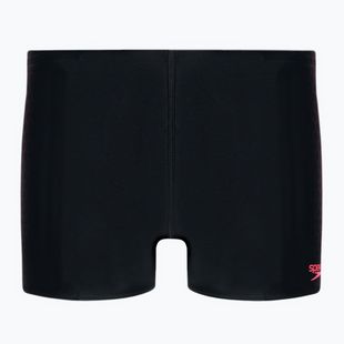 Bokserki pływackie męskie Speedo Placement Aquashort black/red