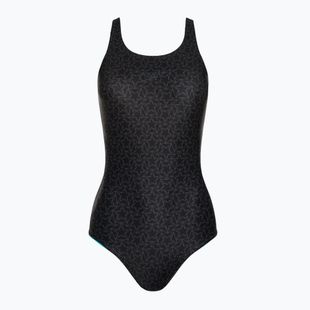 Strój pływacki jednoczęściowy damski Speedo Boomstar Allover Muscleback black/grey