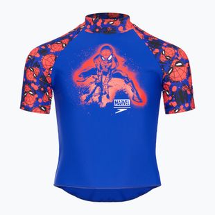 Koszulka do pływania dziecięca Speedo Spider-Man Sun Top blue/red