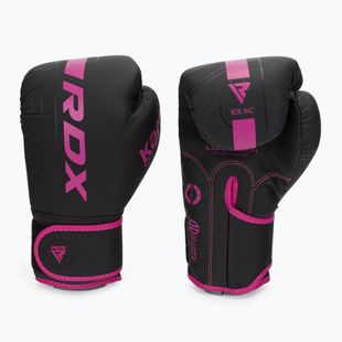 Rękawice bokserskie RDX F6 matte pink