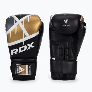 Rękawice bokserskie RDX BGR-F7 black golden
