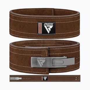Pas do podnoszenia ciężarów RDX Pro Liver Buckle Lth brown