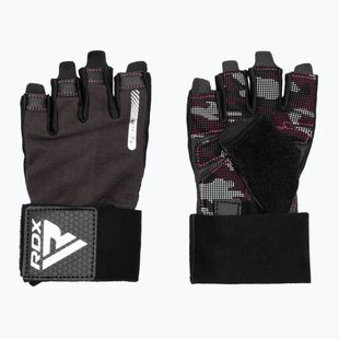 Rękawiczki treningowe RDX T2 Half pink