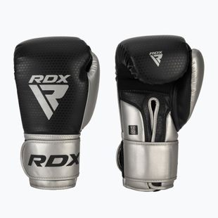 Rękawice bokserskie RDX L2 Mark Pro Sparring Boxing Hook & Loop silver