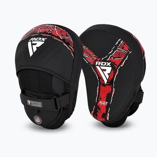 Łapy treningowe trenerskie RDX Focus New Aur F17 black/red