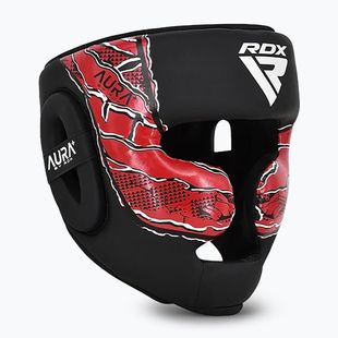 Kask bokserski RDX New Aura F17 Head black/red