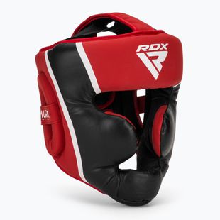 Kask bokserski RDX Head Guard Aura Plus T-17 red