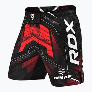 Spodenki treningowe męskie RDX IMMAF Approved MMA Fight & Training red
