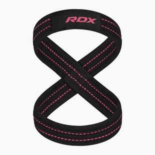 Paski do podnoszenia ciężarów RDX Weight Lifting 8 Figure Strap pink