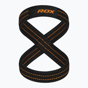 Paski do podnoszenia ciężarów RDX Weight Lifting 8 Figure Strap orange