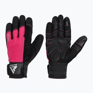 Rękawiczki treningowe RDX W1F Full Finger pink