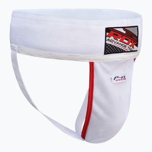 Ochraniacz krocza męski RDX H1 Groin Guard support with Gel Cup white
