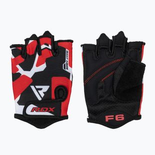 Rękawiczki treningowe RDX Sumblimation F6 red