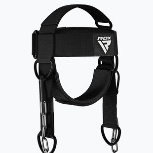 Uprząż do podnoszenia ciężarów RDX H2 Neck Harness For Weight Lifting black