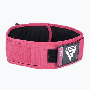 Pas do podnoszenia ciężarów RDX RX1 Weight Lifting Strap pink