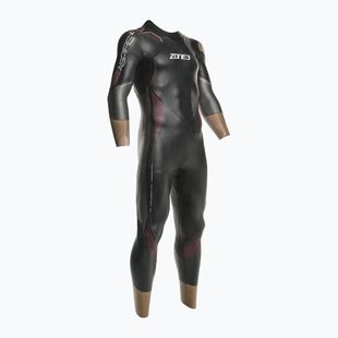 Pianka triathlonowa męska ZONE3 Thermal Aspire 4 mm black/grey/gold/red