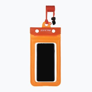 Etui wodoodporne ZONE3 Waterproof Phone Pouch clear/orange
