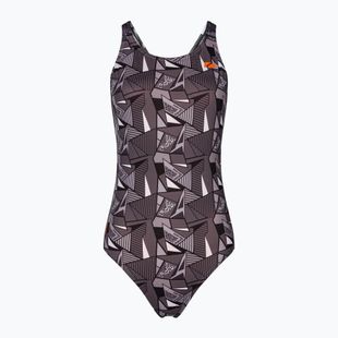 Strój pływacki jednoczęściowy damski ZONE3 OWS Renew Classic black/white