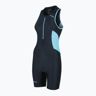 Kombinezon triathlonowy damski ZONE3 Activate Trisuit black/turquoise