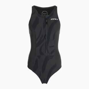 Pianka triathlonowa damska ZONE3 Yulex Sleeveless 1,5 mm black/grey