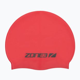 Czepek pływacki ZONE3 Silicone Swim red