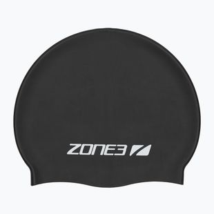 Czepek pływacki ZONE3 Silicone Swim black