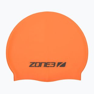 Czepek pływacki ZONE3 Silicone Swim hi-vis orange