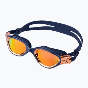 Okulary do pływania ZONE3 Venator-X navy/copper/polarised revo gold