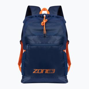 Plecak pływacki ZONE3 Large Mesh Training Bag navy/orange