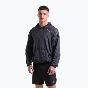 Kurtka przeciwwiatrowa męska BOXRAW Genaro Oversized Windbreaker Hoodie charcoal