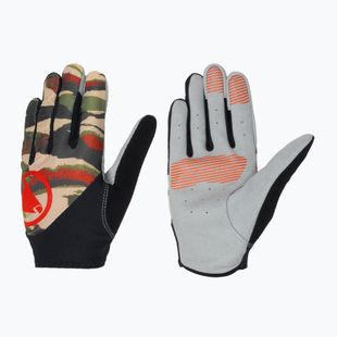 Rękawiczki rowerowe męskie Endura Hummvee Lite Icon tweed green
